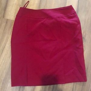 Gorgeous Ruby red business skirt